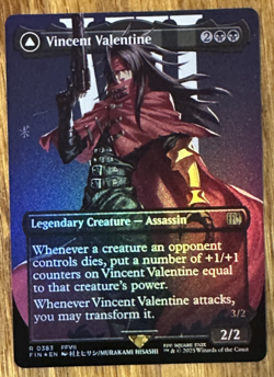 MTG Final Fantasy, Vincent Valentine / Galian Beast 0383 - Borderless Foil - Image 1