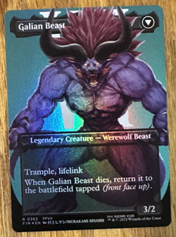 MTG Final Fantasy, Vincent Valentine / Galian Beast 0383 - Borderless Foil - Image 2