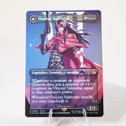 Vincent Valentine Borderless Foil 383 Final Fantasy FIN MTG NM See Video - Image 1