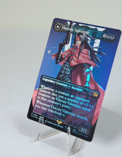 Vincent Valentine Borderless Foil 383 Final Fantasy FIN MTG NM See Video - Image 2