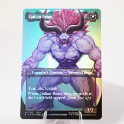 Vincent Valentine Borderless Foil 383 Final Fantasy FIN MTG NM See Video - Image 5