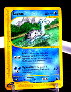 Lapras 71/144 Skyridge Regular Common e-Reader Pokemon Card NM - Image 1