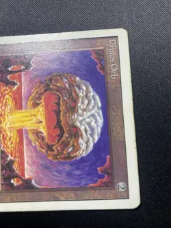 MTG Chaos Orb Unlimited Magic The Gathering Regular Rare Card Heavy Play - Image 2