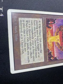 MTG Chaos Orb Unlimited Magic The Gathering Regular Rare Card Heavy Play - Image 3