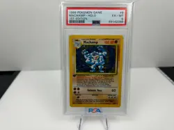 1999 POKEMON GAME ORIGINAL BASE SET - WOTC #8 MACHAMP 1ST EDITION HOLO PSA 6 - Image 1