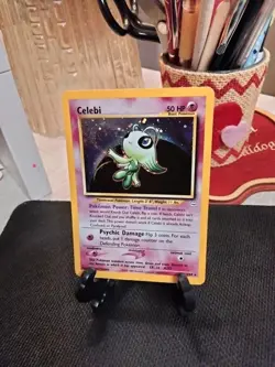 Pokemon TCG Celebi Neo Revelation Holo Rare Card 3/64 Unlimited - Image 1