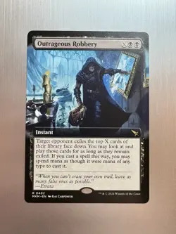 Outrageous Robbery - 402 - MTG: Murders at Karlov Manor - Extended Art - Regular - Image 1