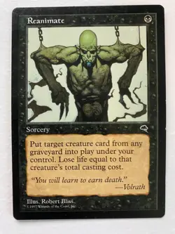Reanimate Tempest Regular Magic the Gathering MTG Card - Image 1