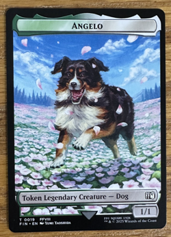 MTG Final Fantasy Token, Angelo 0019 / Darkstar 0020 - Image 1