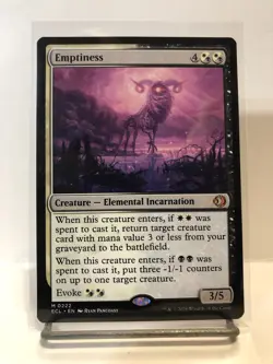 Emptiness (Non-foil) Lorwyn Eclipsed 0222 Mythic MTG - Image 1