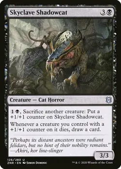 MTG Zendikar Rising U Skyclave Shadowcat #126 PLAYSET x4 4x - Image 1