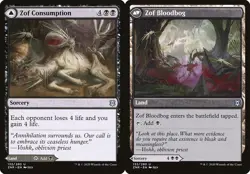 MTG Zendikar Rising U Zof Consumption Zof Bloodbog #132 PLAYSET x4 4x - Image 1