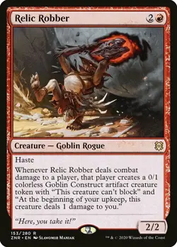 MTG Zendikar Rising R Relic Robber #153 - Image 1