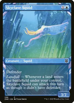 MTG Zendikar Rising SHOWCASE C Skyclave Squid #296 PLAYSET 4x x4 - Image 1
