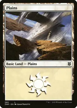 MTG Zendikar Rising L Plains #380 PLAYSET x4 4x - Image 1