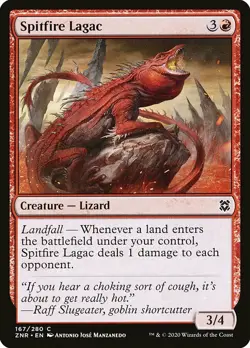 MTG Zendikar Rising *FOIL* C Spitfire Legac #167 - Image 1