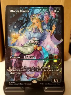 MTG Bloom Tender Showcase Foil Lorwyn Eclipsed Mythic Rare 0390 MAGIC - Image 1