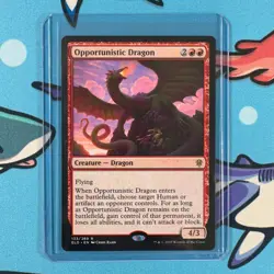 Opportunistic Dragon 133/269 Magic the Gathering ELD Throne of Eldraine - Image 1
