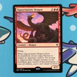 Opportunistic Dragon 133/269 Magic the Gathering ELD Throne of Eldraine - Image 3