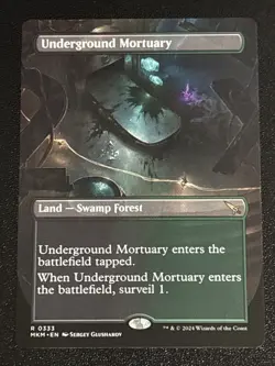 MTG Murders at Karlov Manor Underground Mortuary Borderless 0333 NM Rare - Image 1