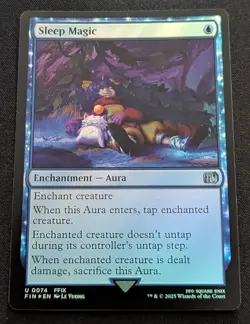 MTG - Sleep Magic FOIL - Final Fantasy - Pack Fresh!! - Image 1