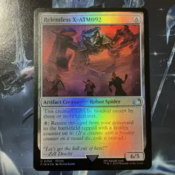 Relentless X-ATM092 #268 (Foil) (NM) Final Fantasy FIN Magic MTG NP - Image 1