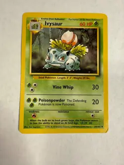 Base Set Pokemon TCG Ivysaur nm - Image 1