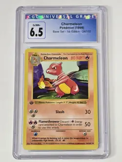 Charmeleon 1999 Pokemon Base Set 024/102 - CGC 6.5 - Image 1