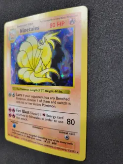 Ninetales 012/102 Base Set (Shadowless) Holo LP+ - Image 5