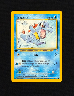 TOTODILE **1st Edition** (NM/LP) - Neo Genesis 80/111 - Pokemon TCG - Regular - Image 1