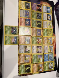 Pokemon TCG - Base Set Unlimited Base set 2 WOTC 26 Mixed Card Lot - Image 1