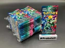 Lot of (100) Pokemon Korean SV1A Mask of Change Booster Packs Sealed - Image 1