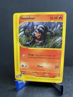 Houndour 86/147 Aquapolis Non-Holo E-Reader Pokemon Card - Image 1