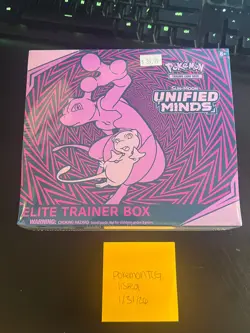 Pokemon TCG: Sun & Moon - Unified Minds Elite Trainer Box 820650805844 - Image 1