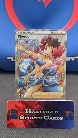 Pokemon Battle Styles Phoebe Ultra Rare Card 161/163 Full Art Trainer NM/MT - Image 1