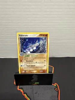 Poliwrath Holo Rare 11/115 Pokemon TCG Unseen Forces MP - Image 1