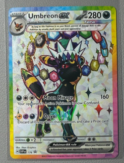 Pokemon Prismatic Evolutions Umbreon ex 176 SVP176 Figure Collection Promo 12 - Image 1