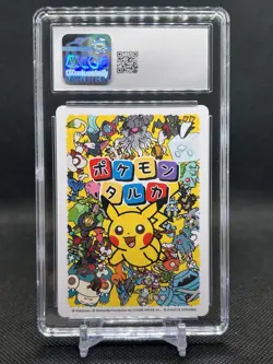 💥CGC GEM MINT 10💥SNORLAX POKEMON JAPANESE TARUKA PLAYING CARDS EFFECT CARD - Image 3