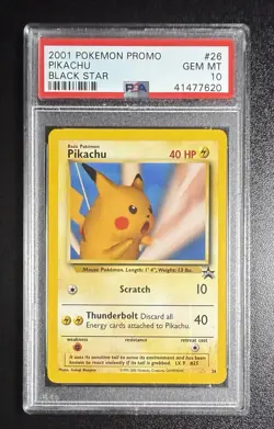 2001 Pokemon Snap WOTC Promo Pikachu #26 English - PSA 10 GEM MINT - Image 1