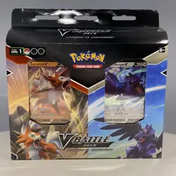 New Pokemon TCG: V Battle Deck: Lycanroc vs. Corviknight Sealed 820650809576 - Image 1