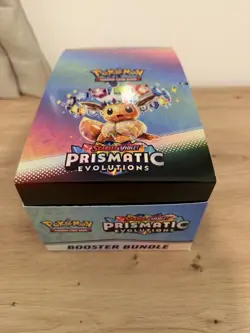 Pokemon TCG Prismatic Evolutions Booster Bundle x10 Display Case 💎 Unsealed - Image 2