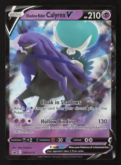 Shadow Rider Calyrex V Promo Holo SWSD SWSH131 NM Pokemon TCG - Image 1