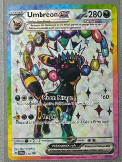 Pokemon Prismatic Evolutions Umbreon ex 176 SVP176 Figure Collection Promo 11 - Image 1