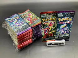 Lot of (99) Pokemon Korean Scarlet ex Violet ex Booster Packs Sealed - Image 1