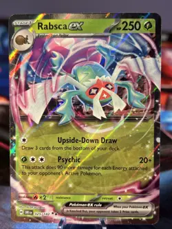 2025 POKEMON DRI EN-DESTINED RIVALS 025/182 RABSCA EX NM/M - Image 1