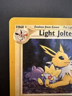 Light Jolteon 48/105 Neo Destiny Pokemon TCG WoTC Vintage Moderately Played - Image 2