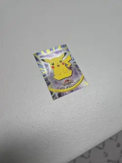 2000 Topps Chrome Pokemon Pikachu Holo Foil - Image 1