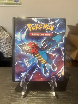 Pokemon Plasma Storm 4 Pocket binder album portfolio w/ Druddigon & Giratina - Image 1