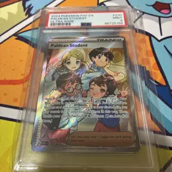 2024 Pokemon Paldean Student Full Art Trainer UR 230/091 PSA 9 MINT - Image 1