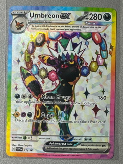 Pokemon Prismatic Evolutions Umbreon ex 176 SVP176 Figure Collection Promo 10 - Image 1